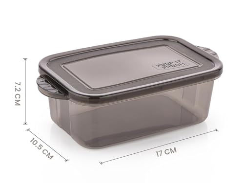 Image of Fridge Storage Containers, Storage Box for Kitchen, Refrigerator Organizer Containers, Kitchen Storage Box, Fridge Storage Boxes, Pantry Organization (Pack of 6, 1100Ml)