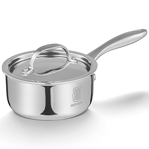 ROYDX Stainless Steel 1 Qt Small SaucePan