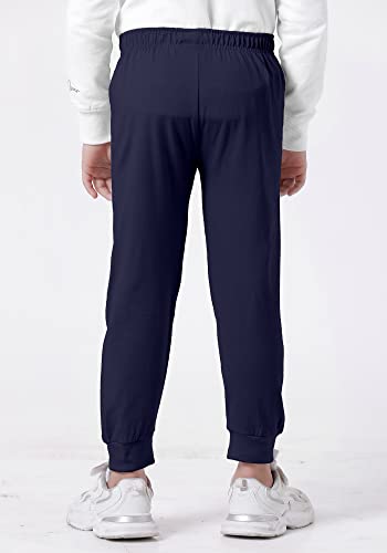 Image of KYDA KIDS Boys 100% Cotton Track Pants | Premium Printed Soft Single Jersey Fabric | Elastic Waist Loose Fit Summer Full Length with Rib Hem (Pack of 2)