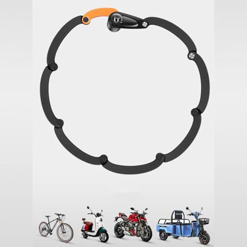 Antivol de vélos pliants pliable avec support molette 4 chiffres - 7
