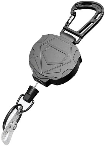 Durable Retractable Key Chain with Belt Clip, ID Reel, with 80cm ...