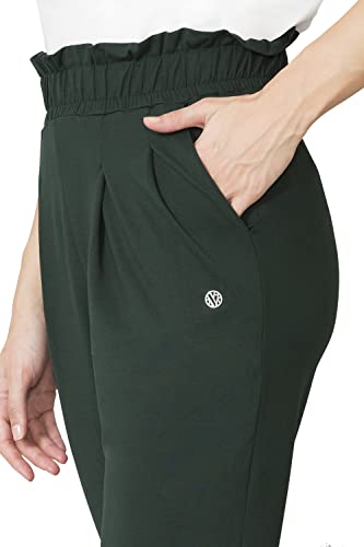 Image of Van Heusen Women High Rise Ruffle Regular Fit Pants
