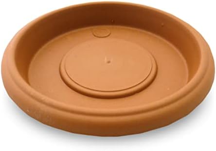 Tildenet Gardenware Flower Saucer, 100% Waste Plastic, Anthracite, 22.5cm Diameter