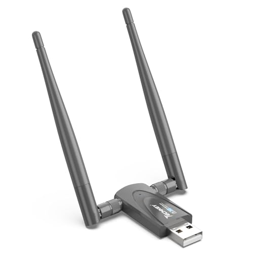 Techkey Ultra Fast Easy Install USB WiFi Adapter Antenna