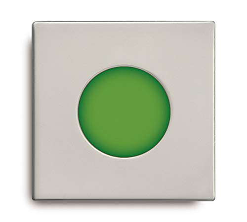 Balise LYRA finition nickel et verre opale élégance premium 230V