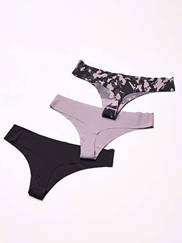 Image of Under Armour Thong Printed Underwear 3-pack, Slate Purple (585) /Black, Large