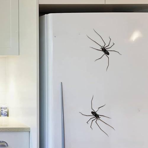 2 Imán Araña 3D Realista para Refrigerador miniatura 6