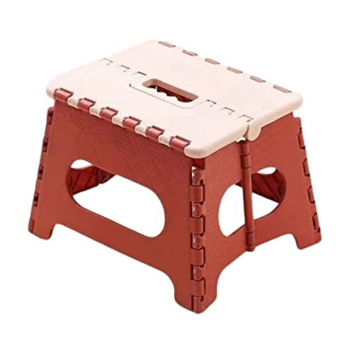 Mini Banqueta Infantil Retrátil Dobrável De Plástico 18cm