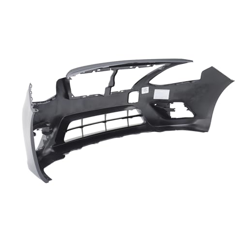 Image of FitParts Compatible with Nissan Versa 2015-2019 Front Bumper Cover | Primed, With Fog Light Holes, Ready to Paint, OEM FBM229KM0J, NI1000299