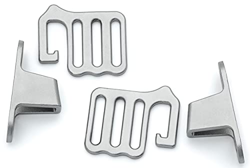 Kuryakyn 6619 Replacement Buckle: 2018-2020 Ranger 1000 Models with Stock Net-Style Doors, Silver