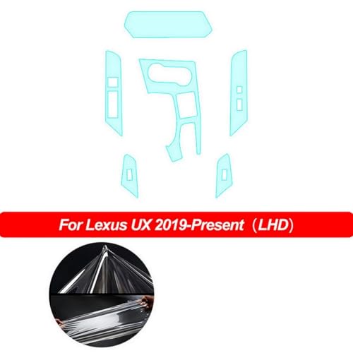 Protector de panel Lexus UX250 contra arañazos en consola central 2