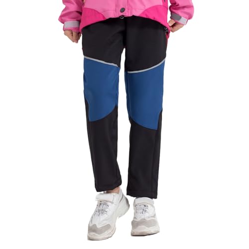 Pantalons de ski patchwork pour enfants garçons filles pantalon chaud - 4