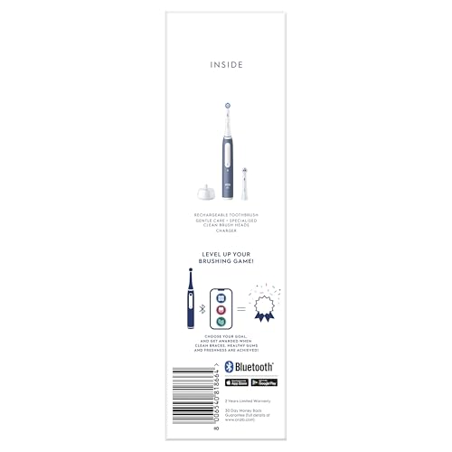 Oral-B My Way Kids Electric Toothbrush, Christmas Gifts For Kids, 2 Toothbrush Heads, 4 Modes With Teeth Whitening, For Ages 10+, 2 Pin UK Plug, Grey - Image 7