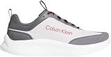 Calvin Klein Herren Light Eva Runner Hm0hm02241 Low Top, RED (Granite Gray/Rhubarb), 45 EU