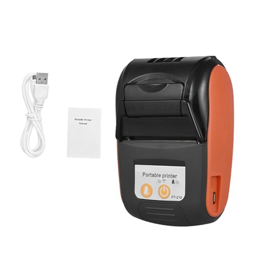 Image of Portable Thermal Printer 90mm Direct Thermal for iOS Home Business Shop POS | Bluetooths Mini Receipt Printer 203dpi 1500mAh Wireless USB