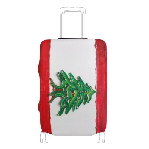 Drapeau du Liban housse de valise élastique pour bagage M 22-24 pouces