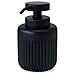 Produktbild BISHBASH® Seifenspender schwarz matt  Pumpspender in bruchfestem Design - Seifenspender für Küche - Spülmittelspender nachfüllbar mit großem Pumpkopf für leichtes Drücken!