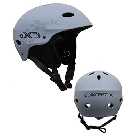 Concept X Helm Kiten Surfen Wakeboard Kajak GRAU (L) Cover