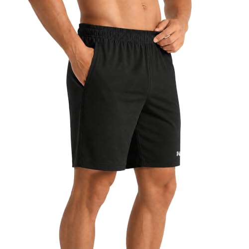 Image of NINQ Workout Half Pant for Man | Gym Shorts for Men with Drawstring Waist & 1 Zipper Pockets | Stylish Lightweight Shorts Pant for Men Sports
