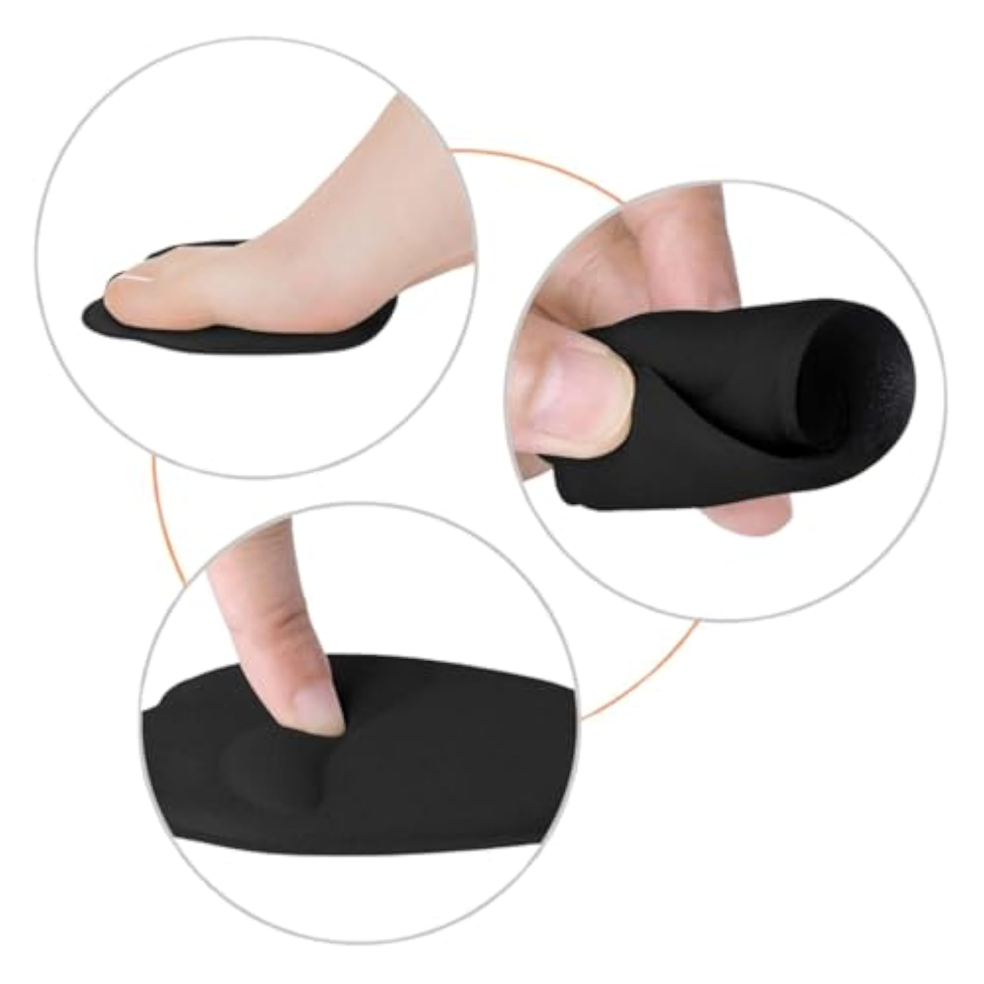 Shoe Back Pads for Loose Shoes & Heel Grips