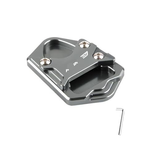 Plaque extension béquille SYM ADX 300 pour éviter la chute du scooter sur sol mou