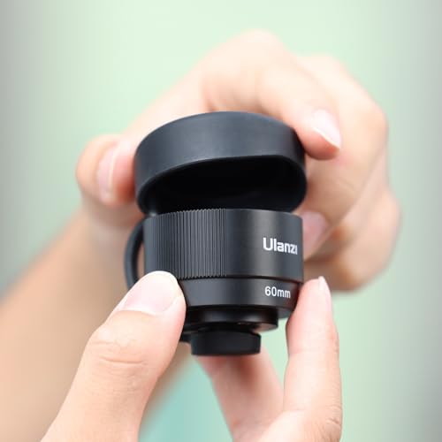 ULANZI CL-003 Phone Macro Lens, HD 75mm Phone Camera Lens for 17mm Thread, Compatible with iPhone Samsung Smartphone Cage Case with 17mm Adapter