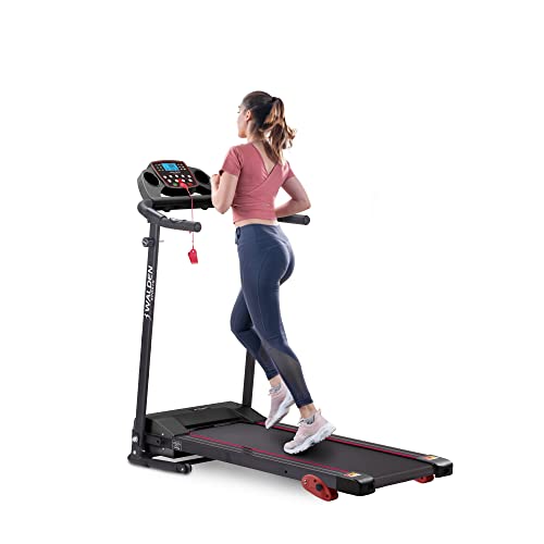 Elektrisches Laufband für zu Hause F3680 klappbares Laufband 10km/h 3-stufige manuelle Steigung 12 voreingestellte Programme LCD Bildschirm Modell 2022 Walden Sports