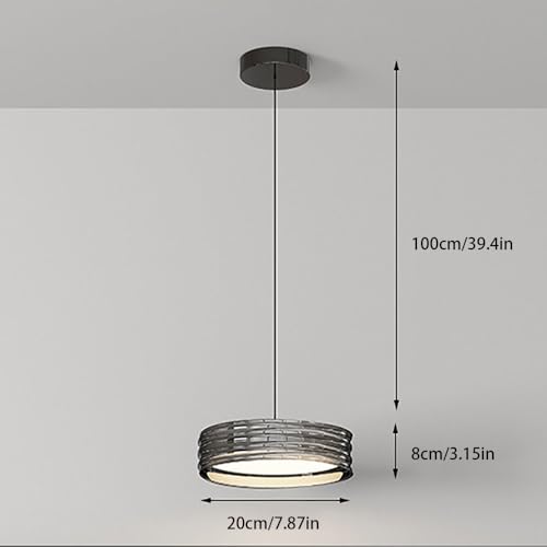 Lámpara colgante LED de 16W antideslumbrante para renovar comedores oscuros con estilo 5