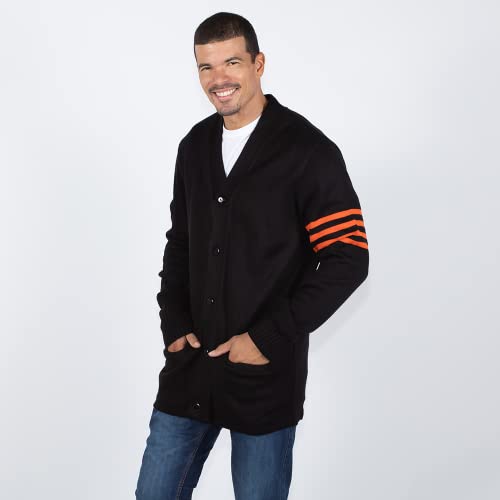 Image of Stewart & Strauss Cardigan Varsity Letter Sweater | American style button front letter sweater knit since 1977, heavyweight and ready for chenille letters and patches