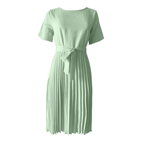 Vestidos de los años 40 para mujer, vestidos de verano de talla grande, vestido de manga corta, vestido midi de los años 50 para mujer, vestido del Reino Unido con camisa de manga larga para minifalda