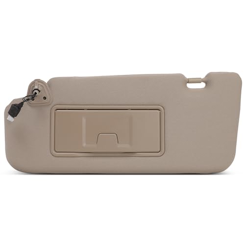 Beige Left Driver Side Car Sun Visor With Sunroof for 2006-2008 For Nissan For Murano,Replacement Assembly 96401-CC22B (with mirror)