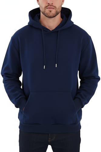 COMEOR Hoodie Herren Kapuzenpullover Sweatshirts (Blau L)