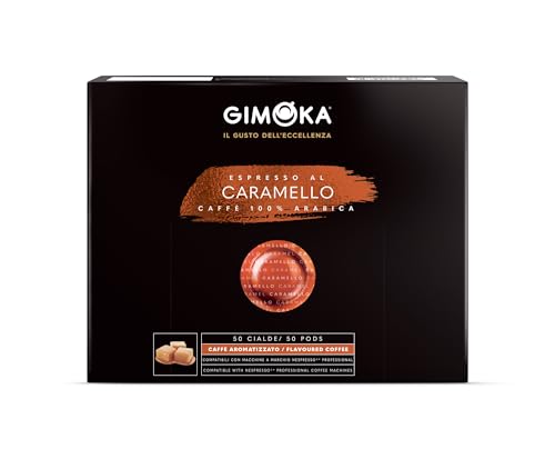 Gimoka Mezcla de Café con sabor a caramelo 100% Arabica,