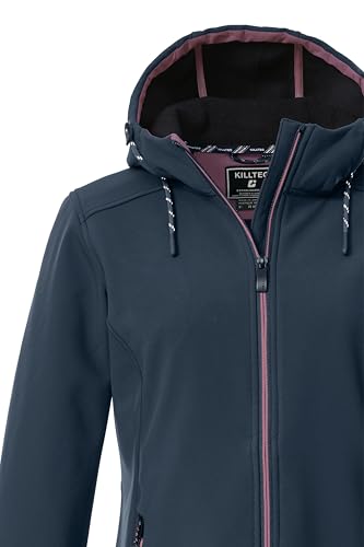 Veste softshell femme Killtec Kow 8 blouson coupe-vent imperméable à capuche - 3