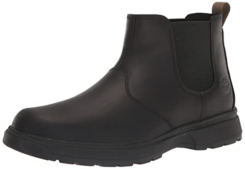 Timberland Atwells Ave, Stivaletto Chelsea Uomo, Jet Black, 41 EU