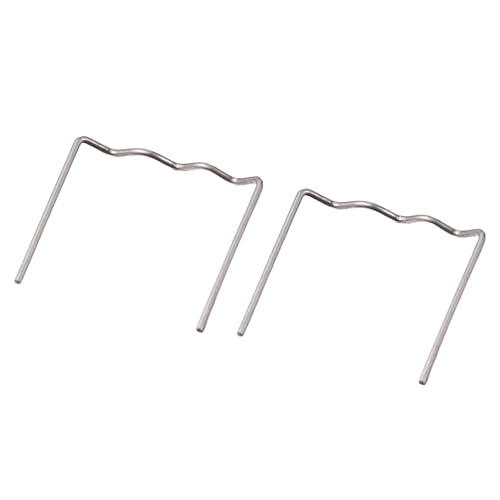 Miniatura 7 de 500 grapas de parachoques, grapadoras calientes para reparación de parachoques de automóvil, grapas onduladas precortadas, máquina de reparación