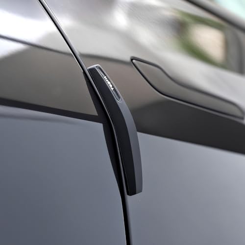 Car Side Door Guard Edge Defender Protector Trim Guard Sticker Fit for Most Car (Black,4 pcs Set)