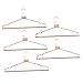 KOMBIUDA 5pcs Metal Hangers Wooden Coat Hangers Fashion Hangers for Pants Clothes Storage Pants Rack Hanger Skirt Hangers Thickened Hangers Wooden Hanger Household White