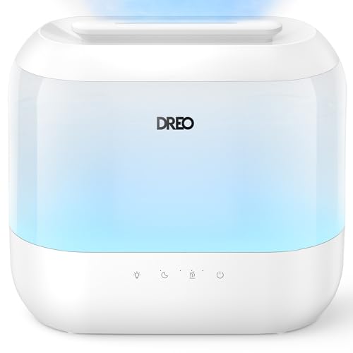 Dreo Humidifiers for Bedroom, 4L Top Fill for Large Room,