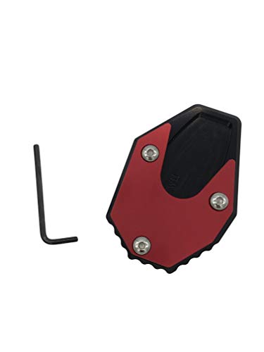 Kanoxbaiku 全3色 GSX150F ジクサー SF 150 250 に適用 アルミ CNC工芸 サイドスタンド エクステンション キックスタンド レッド