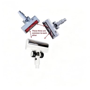 Cabezal de cepillo de suelo eléctrico para VMH1 compatible con Xiaomi G9 G10 G10 Plus 1S – Boquilla de suelo motorizada cepillo de repuesto para aspiradora de mano inalámbrica, rodillo de cepillo para