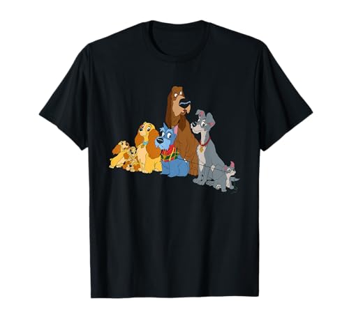 Disney Lady and the Tramp Dogs T-Shirt