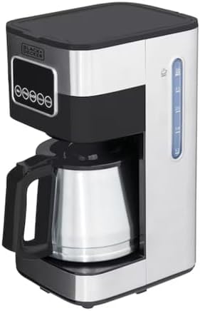 BLACK+DECKER Cafeteira Elétrica 110 V Inox, Filtro Permanente e L...