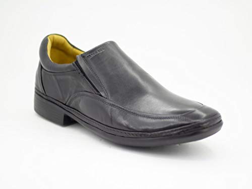 Sapato Masculino Social Couro Anti Stress Francajel Cor:Preto;Tamanho:40