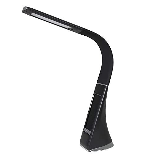 Luminaria Relogio Led Touch Dobravel Flexivel Alarme Despertador Termometro Temperatura Executivo Tr