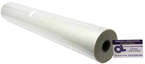 School Smart Laminating Film 1 1/2 Mil Roll - 25 inch x 500 foot - 1 inch Core by School Smart