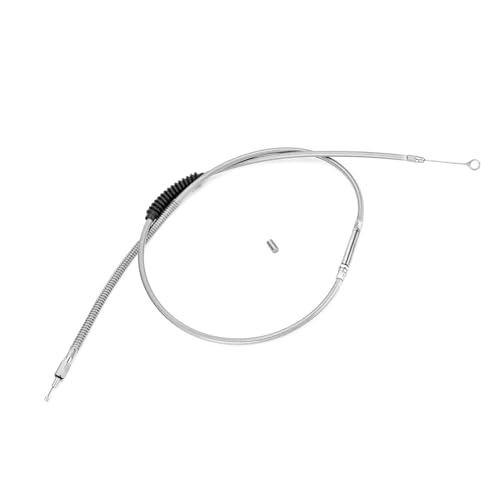 Image of Mofun 72 11 /16 inch Motorcycle Clutch Cable Stainless Steel Compatible with Harley Road King Electra Road Street Glide 2007 2021-2023, Fit Dyna Fat Bob Street Bob Super Glide