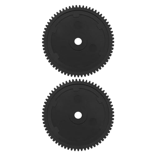 LT Easiyl 2PCS 65T RC Car Spur Gear Compatible with FTX Vantage and Carnage RC Motor Gear Spare Parts 40mm/1.57inch, Plastic