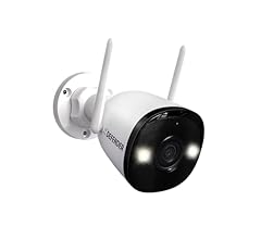 Defender AI Powered 4K Guard Pro 8MP WiFi 6/Bluetooth, Plug-in Power Wireless Security Camera Outdoor - Camera for Home Sec…