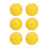Generico Gelber Golfball - 4 cm PU-Schaumbälle kleine Prüfungen | Multifunktionale Golfbälle mit hohem Rückprall, wiederverwendbare weiche Golfbälle